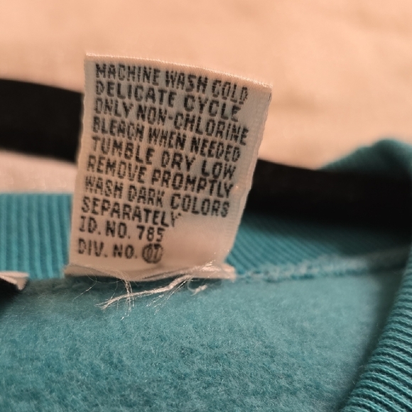 Gitano Teal Embroidered Sweatshirt - Picture 11 of 13